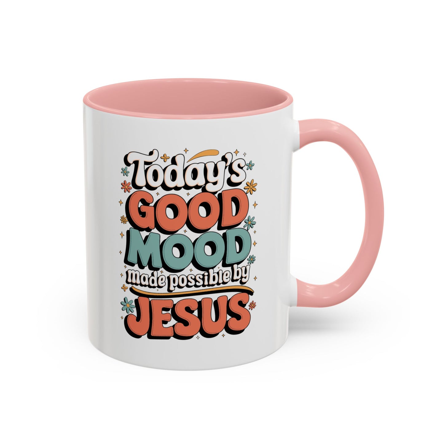 Jesus Good Mood Accent Coffee Mug