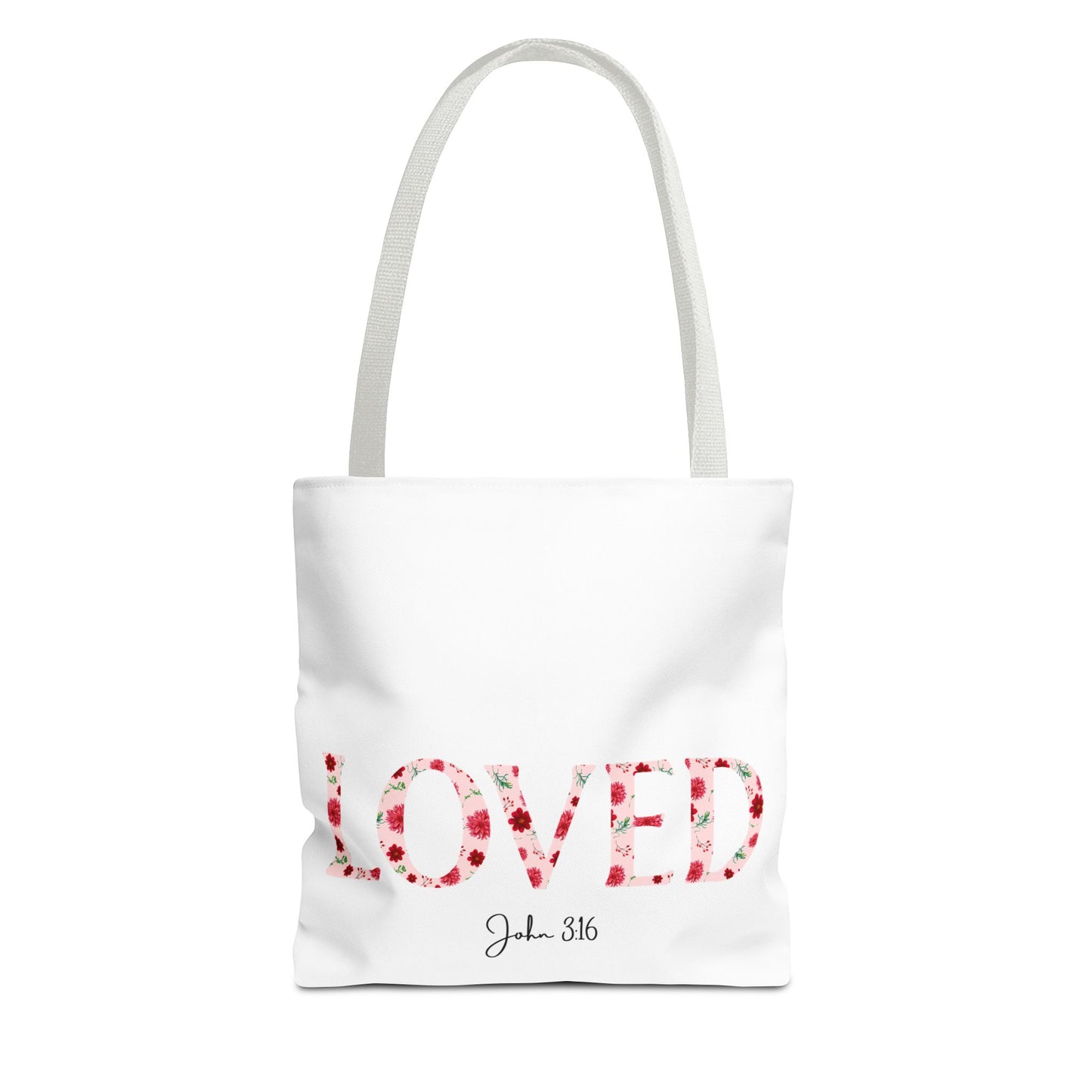 Loved John 3:16 Tote Bag