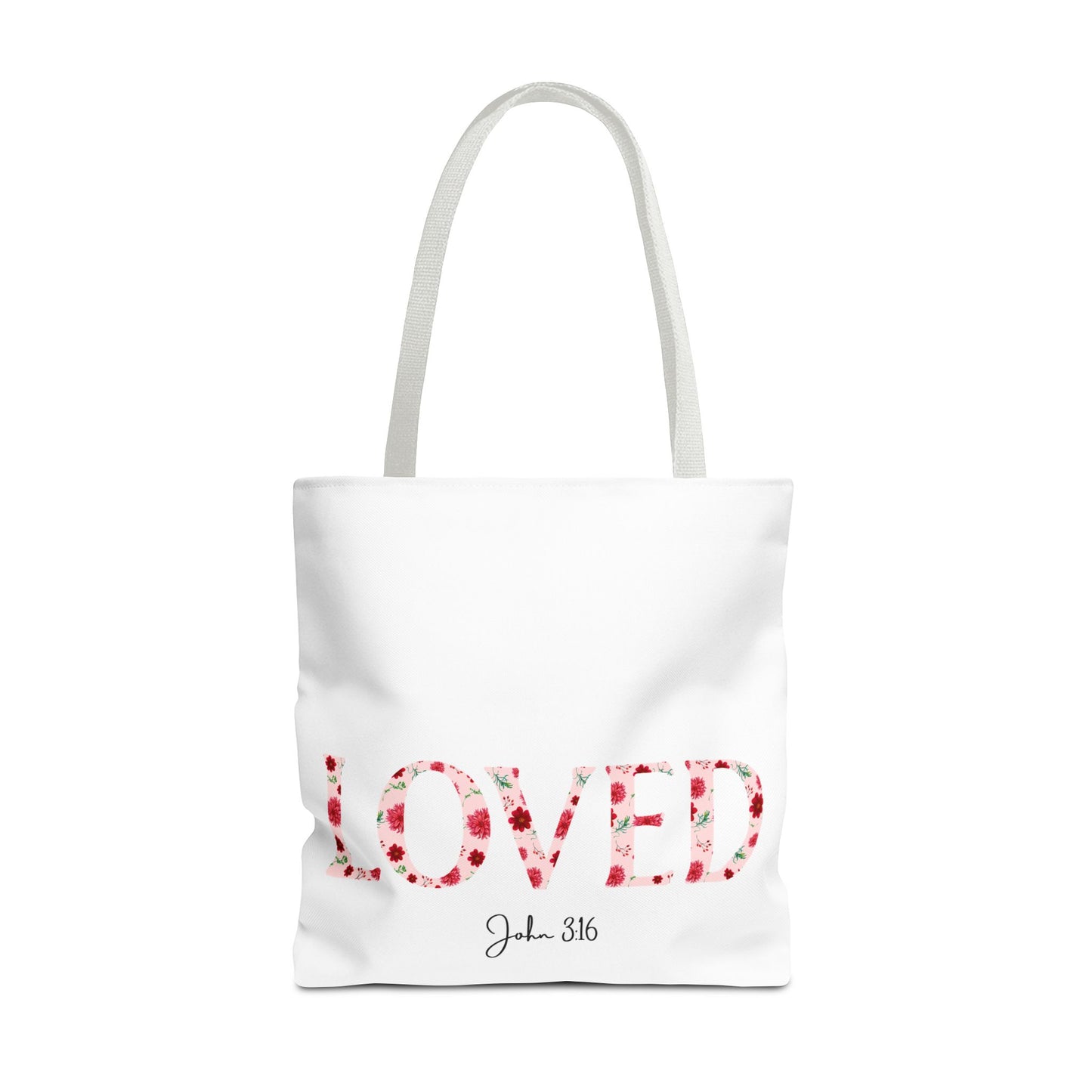 Loved John 3:16 Tote Bag