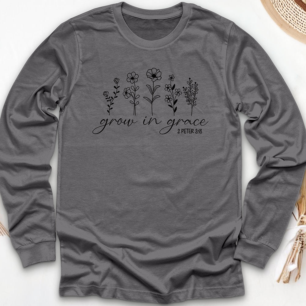 Grow in Grace Long Sleeve Tee