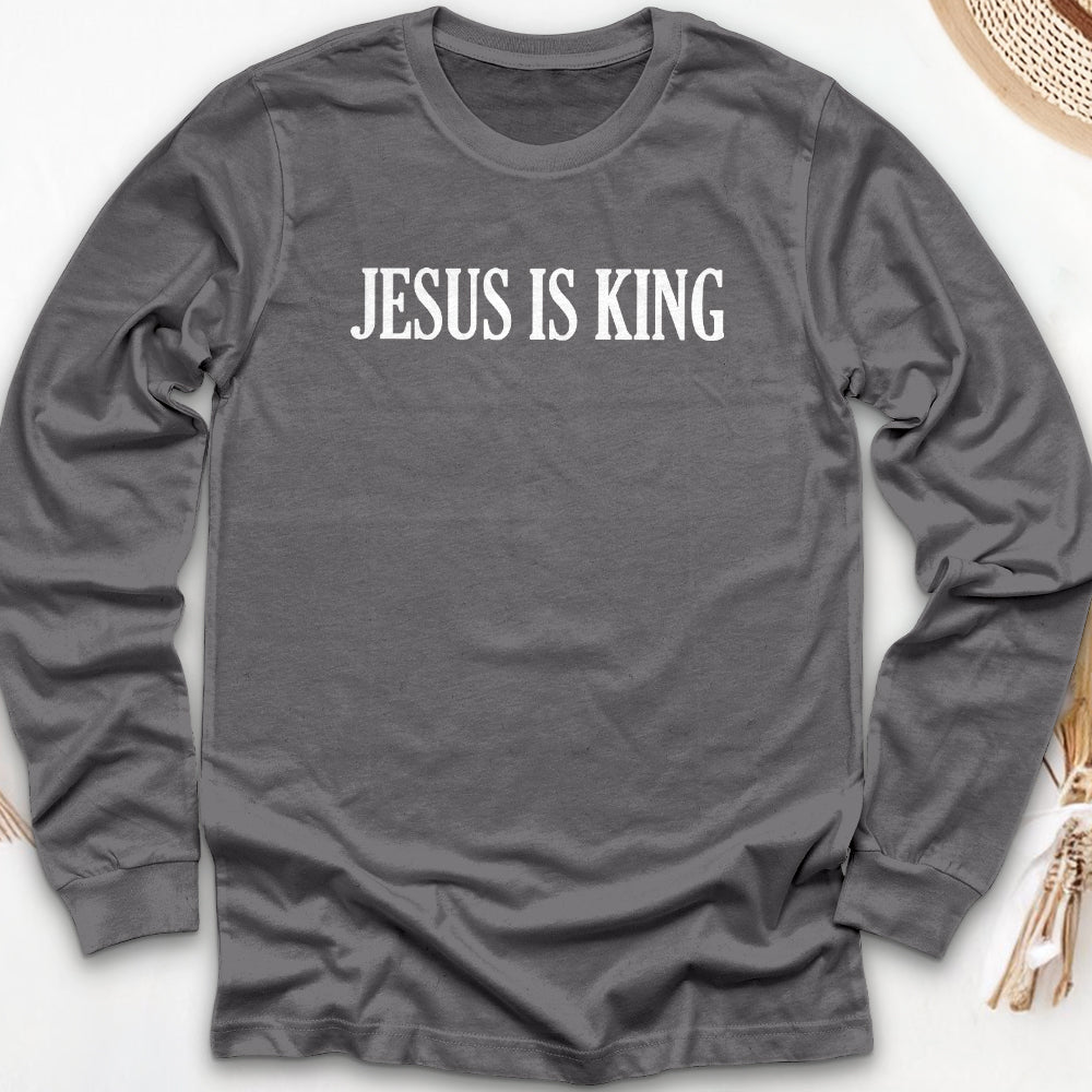 Jesus is King Long Sleeve Tee