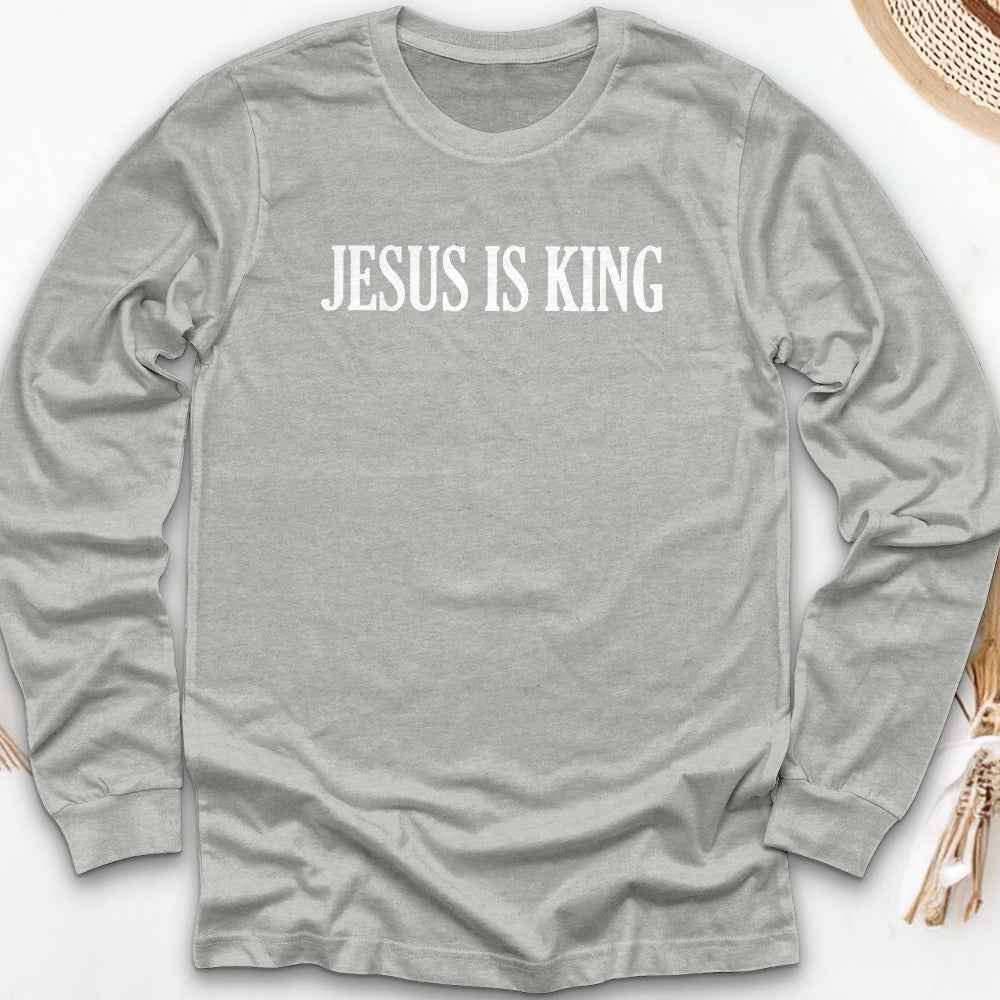 Jesus is King Long Sleeve Tee