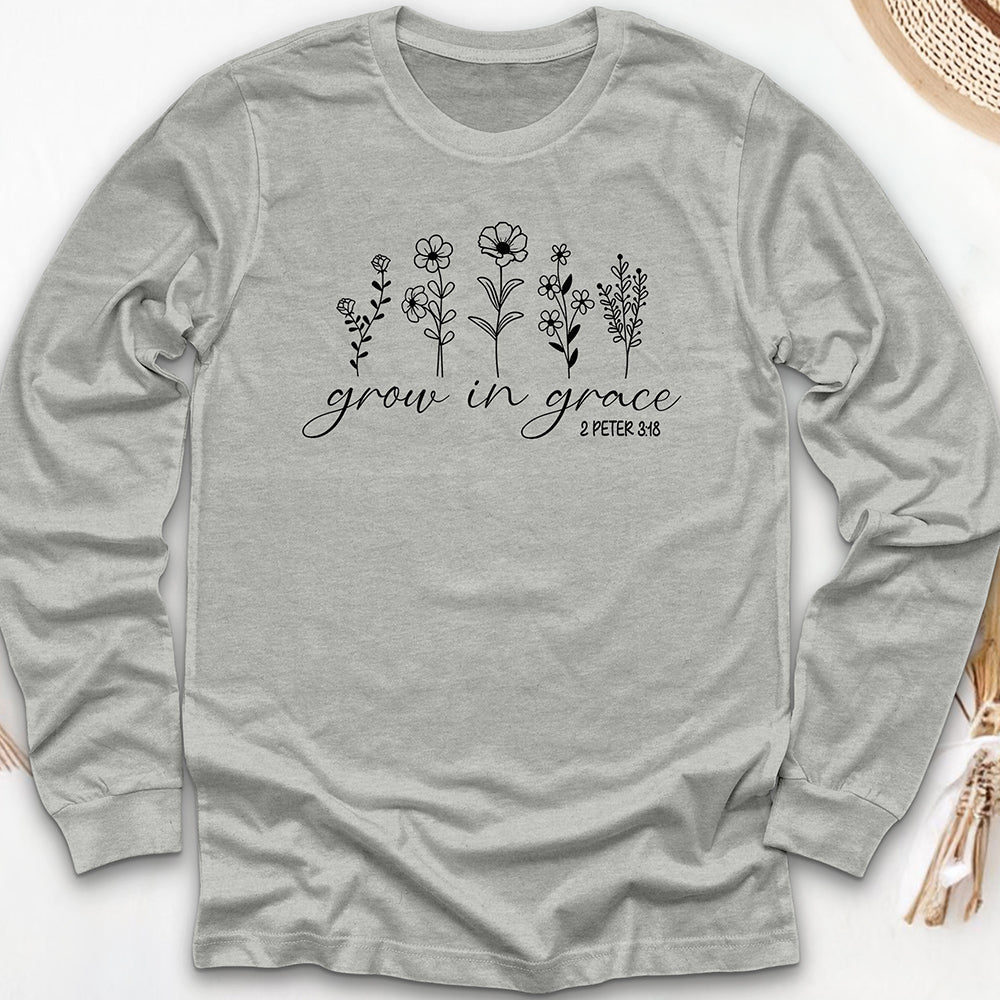 Grow in Grace Long Sleeve Tee