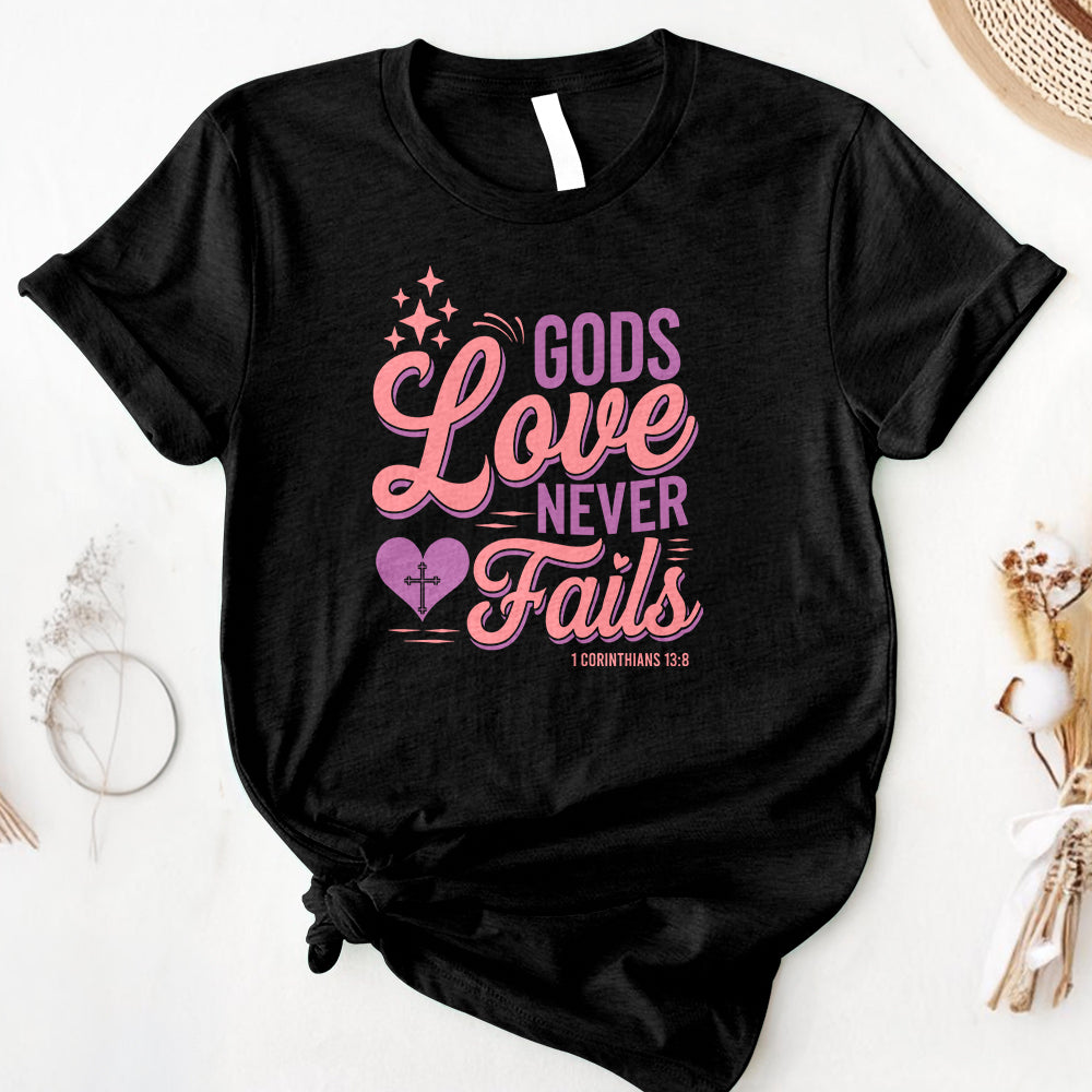 God's Love Never Fails Tee
