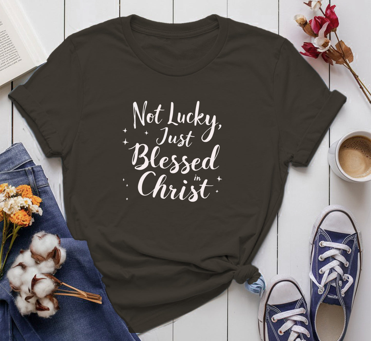 Not Lucky, Just Blessed In Christ