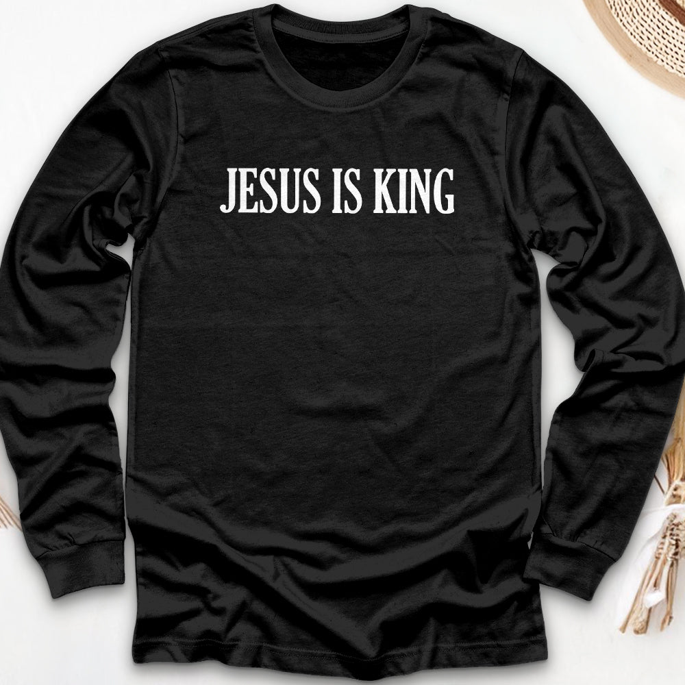 Jesus is King Long Sleeve Tee