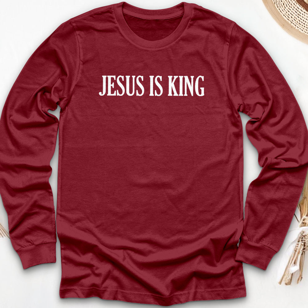 Jesus is King Long Sleeve Tee