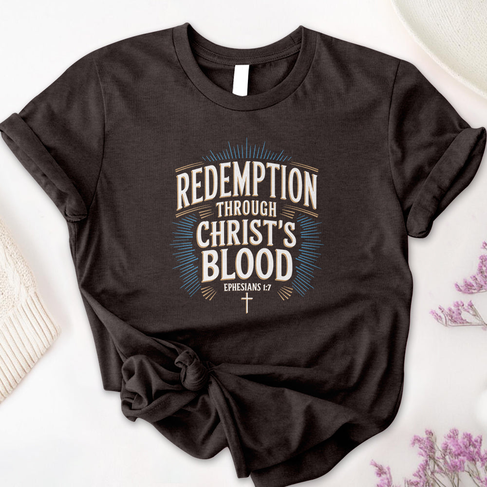 Redemption Through Christ's Blood Tee - Second Edition