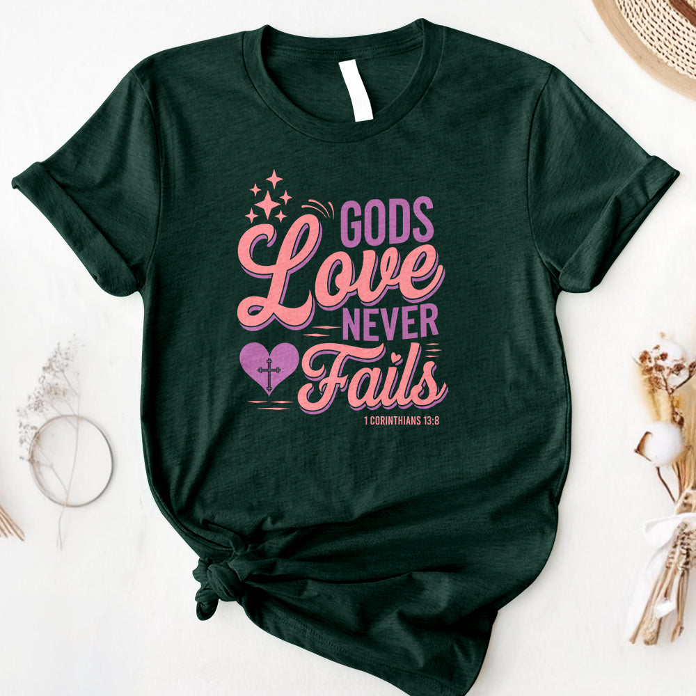 God's Love Never Fails Tee