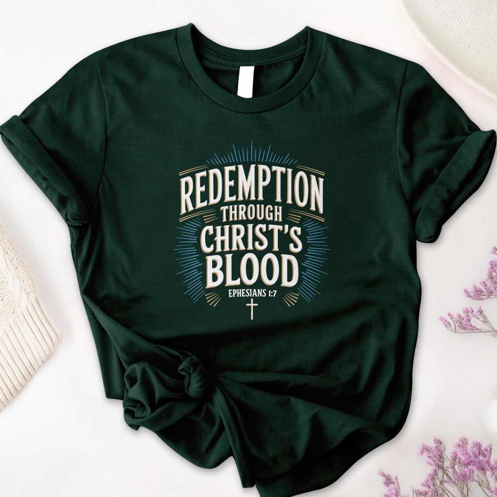 Redemption Through Christ's Blood Tee - Second Edition