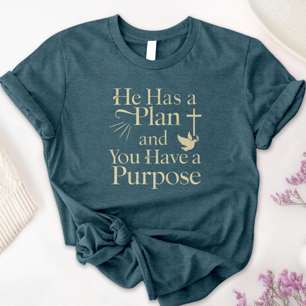 He Has a Plan & I Have a Purpose Tee