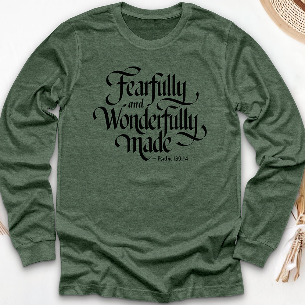 Fearfully and Wonderfully Made Long Sleeve Tee