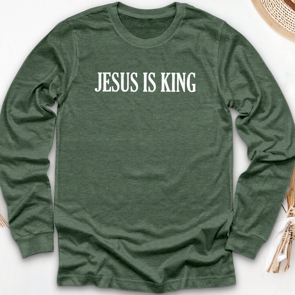 Jesus is King Long Sleeve Tee