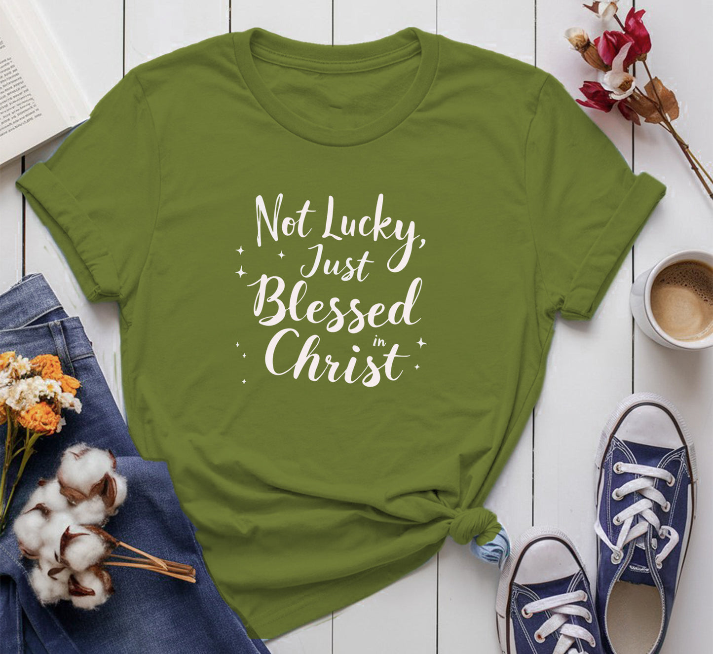 Not Lucky, Just Blessed In Christ