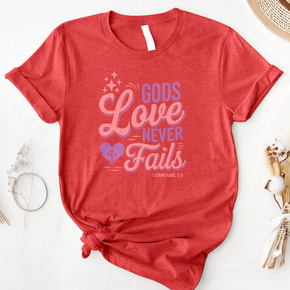 God's Love Never Fails Tee