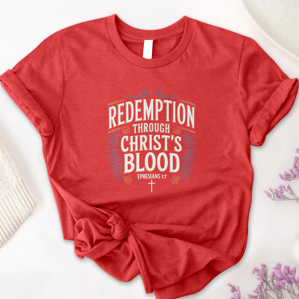 Redemption Through Christ's Blood Tee - Second Edition