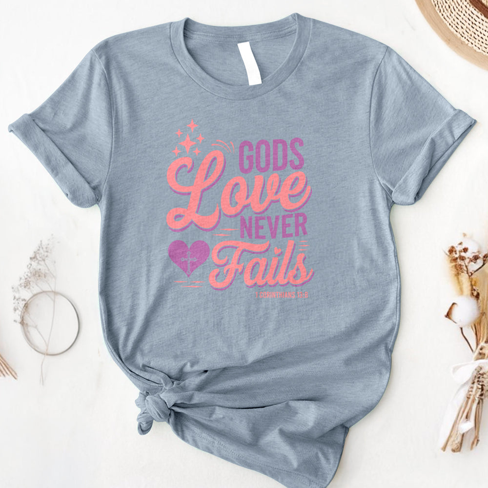 God's Love Never Fails Tee