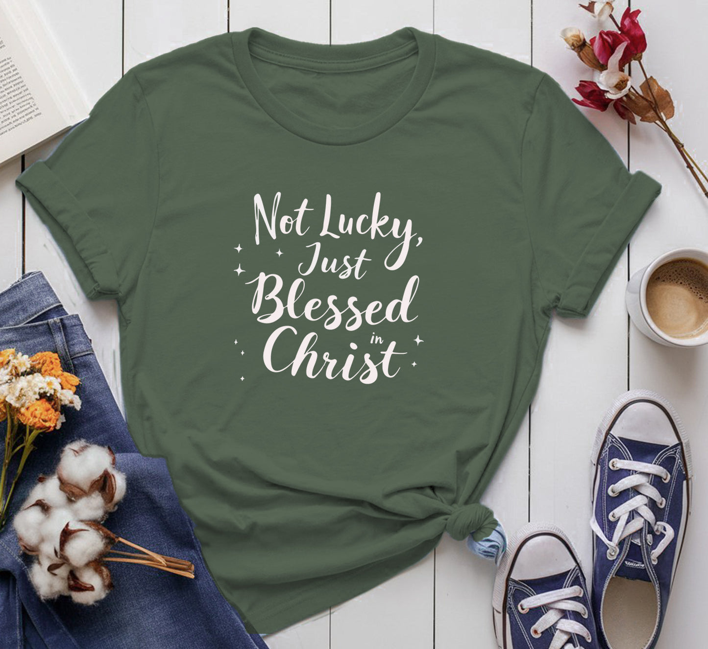 Not Lucky, Just Blessed In Christ