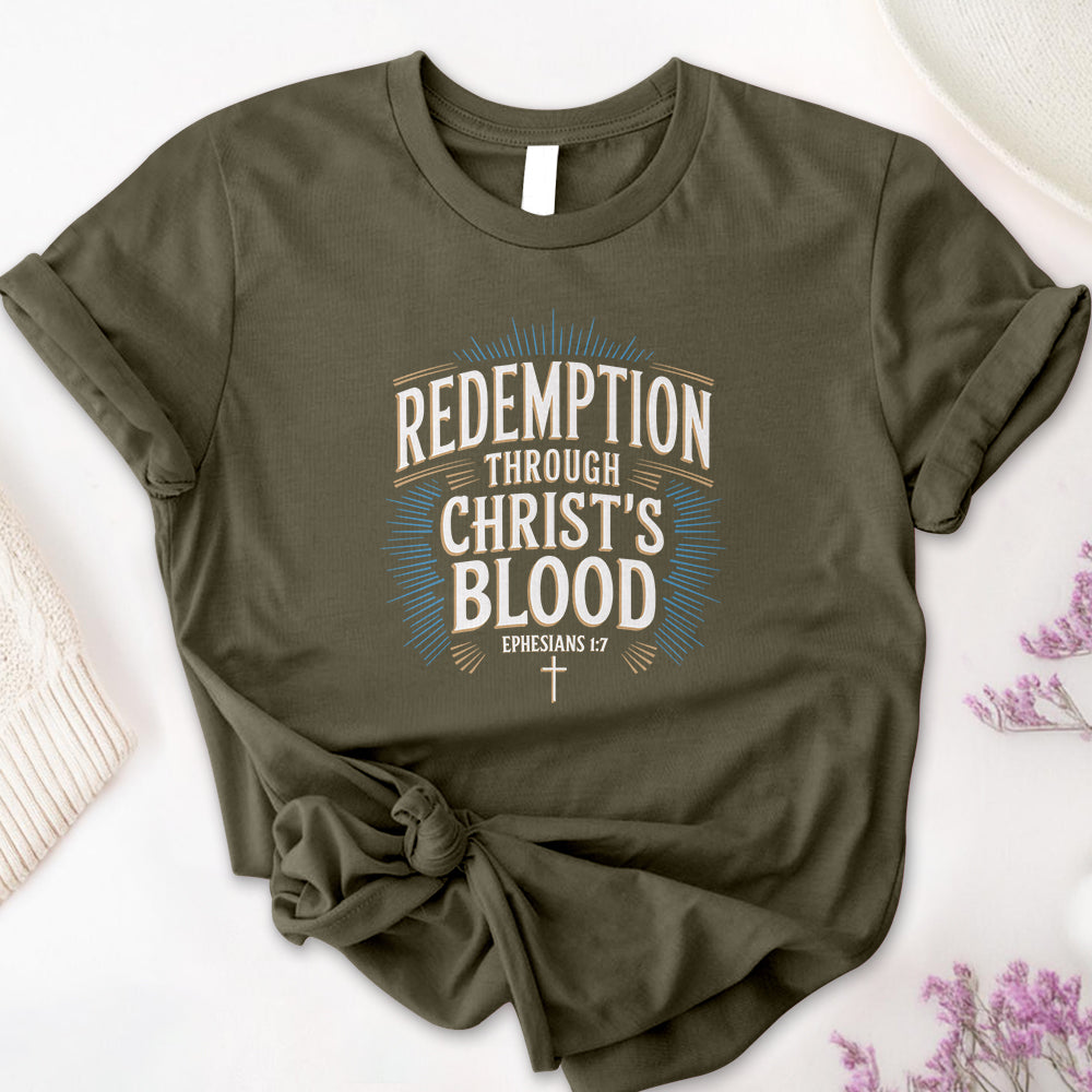 Redemption Through Christ's Blood Tee - Second Edition