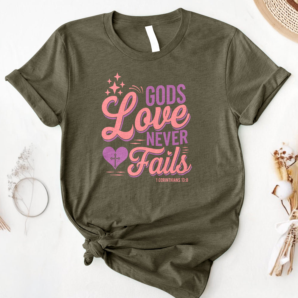 God's Love Never Fails Tee