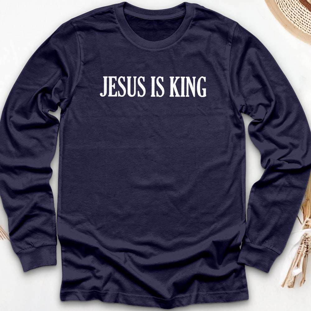 Jesus is King Long Sleeve Tee