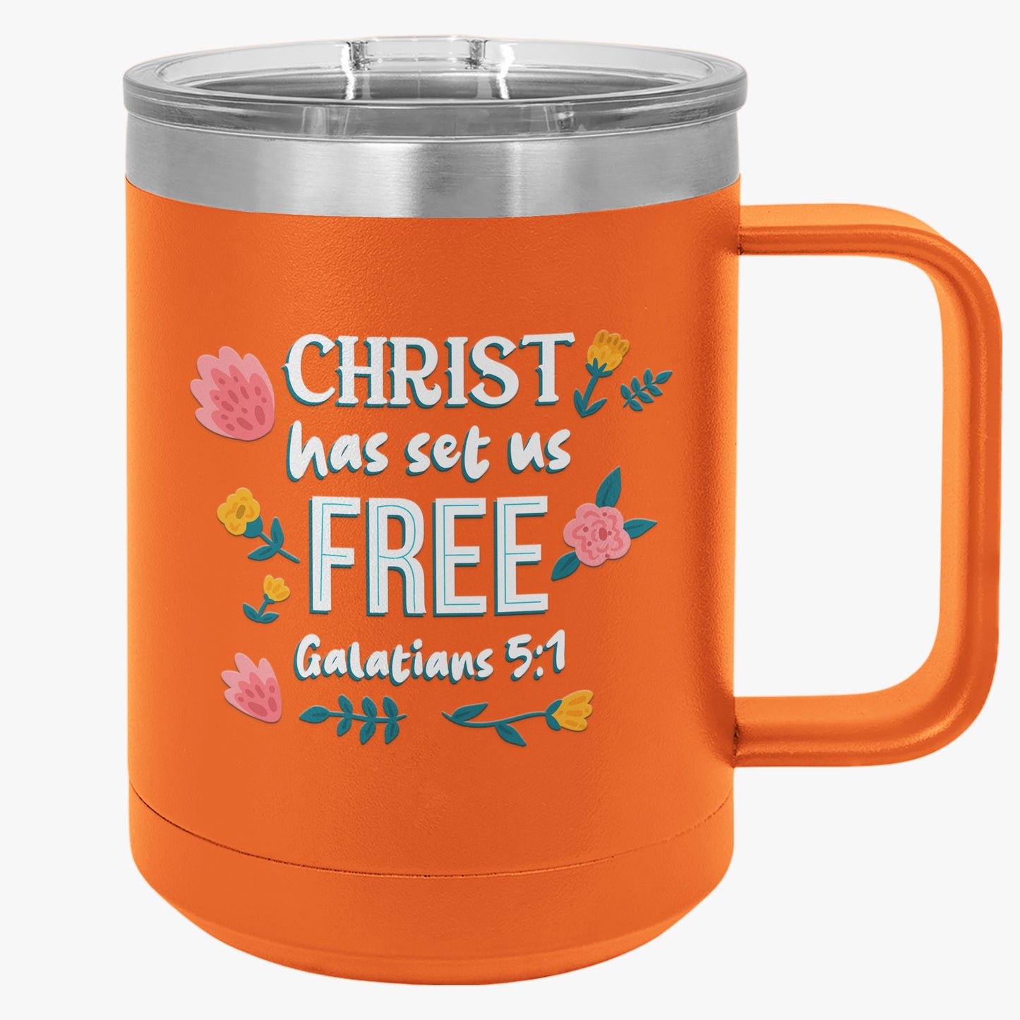 Galatians 5-1 -1 Coffee Mug Tumbler, 15oz