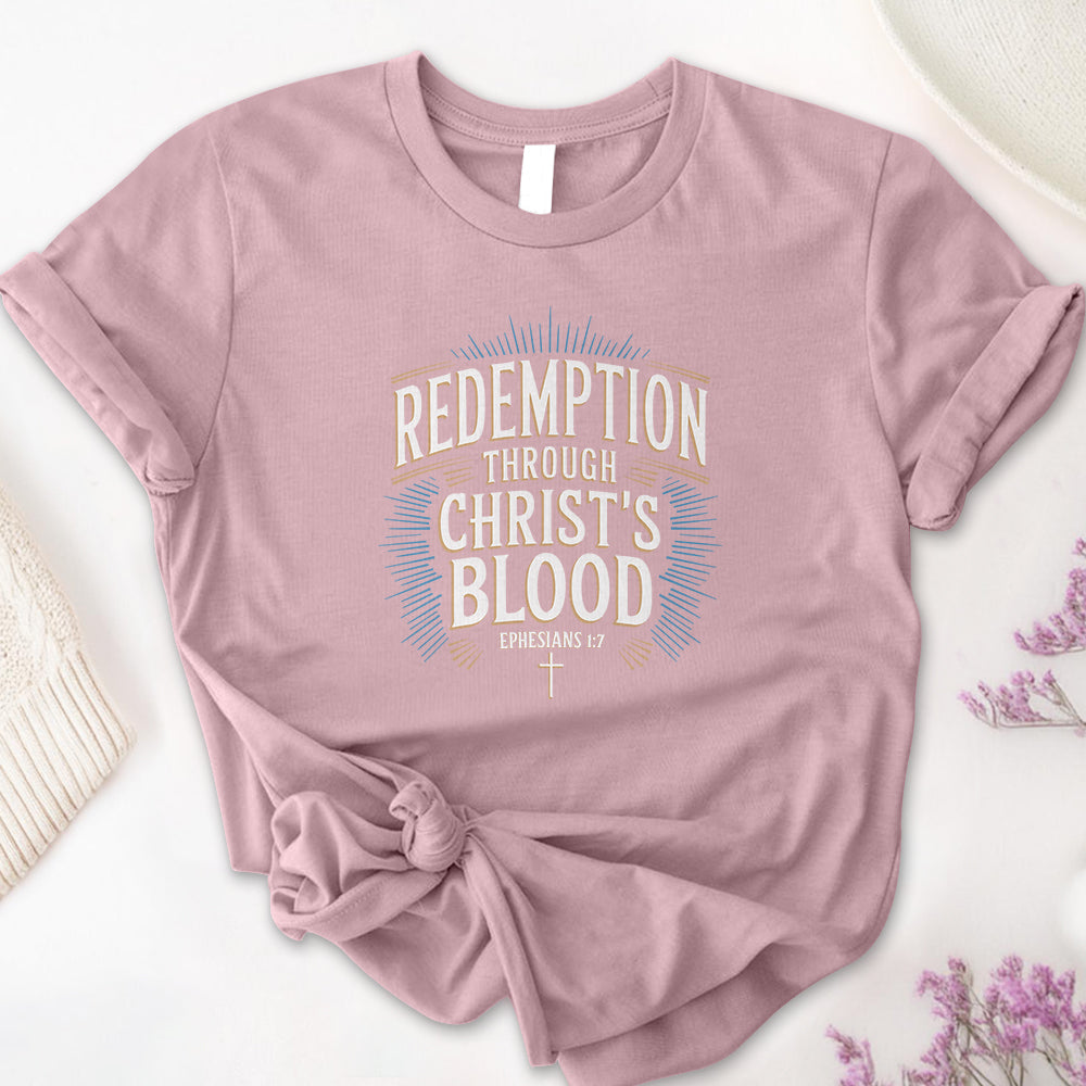 Redemption Through Christ's Blood Tee - Second Edition