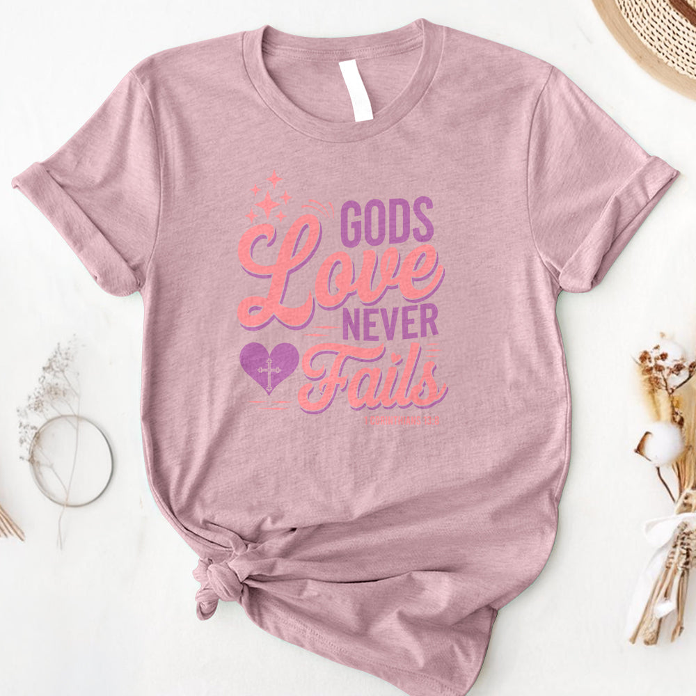 God's Love Never Fails Tee