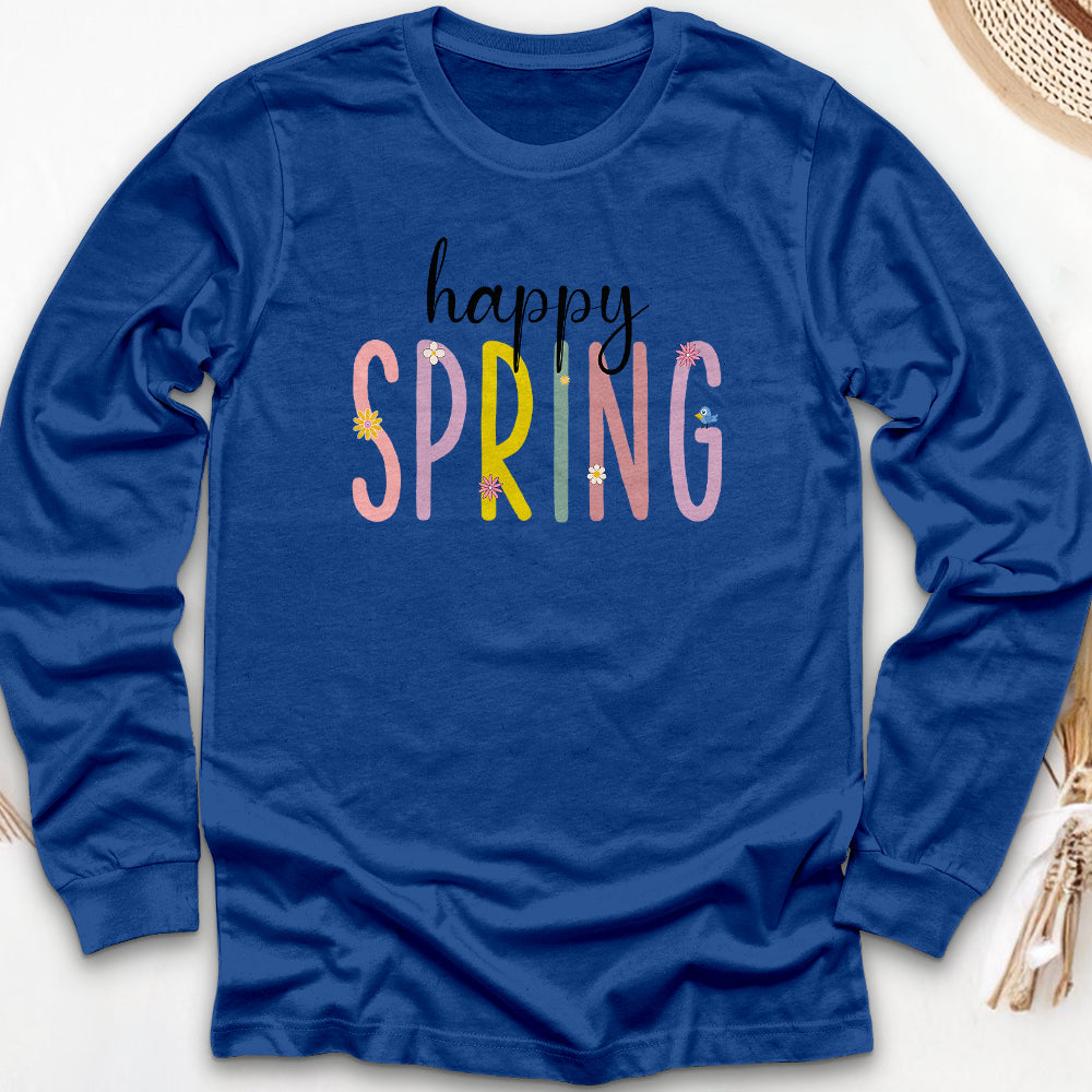 Happy Spring Long Sleeve Tee