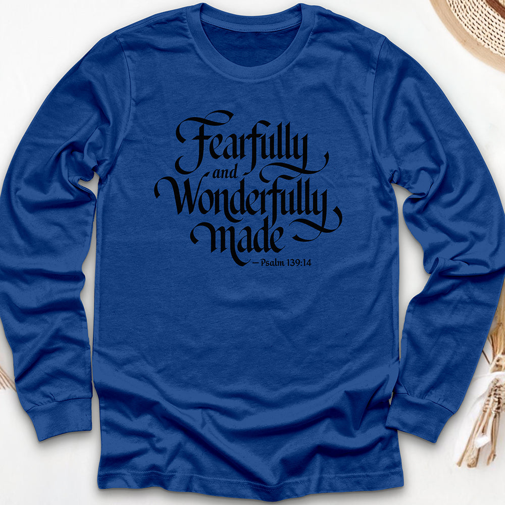 Fearfully and Wonderfully Made Long Sleeve Tee
