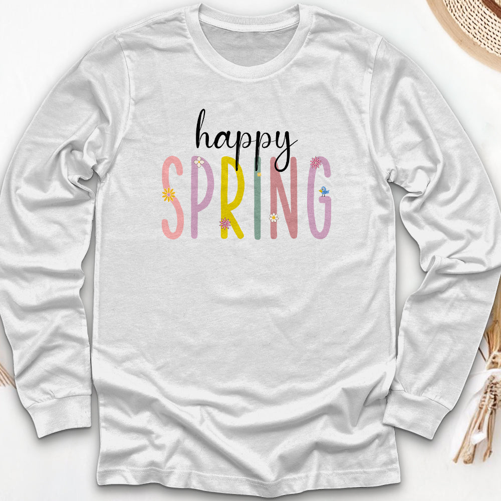 Happy Spring Long Sleeve Tee