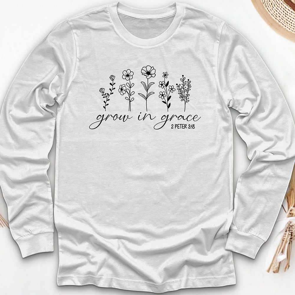 Grow in Grace Long Sleeve Tee