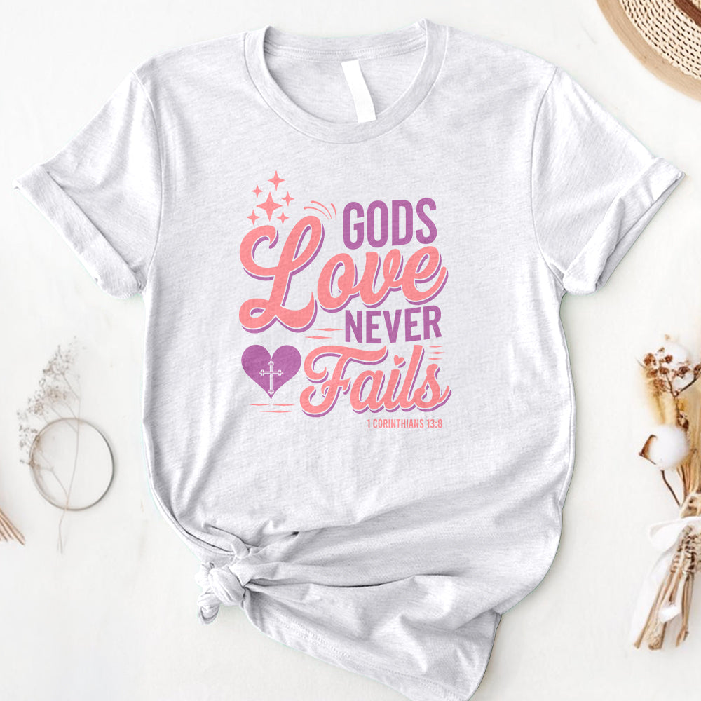 God's Love Never Fails Tee