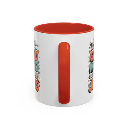 Jesus Good Mood Accent Coffee Mug