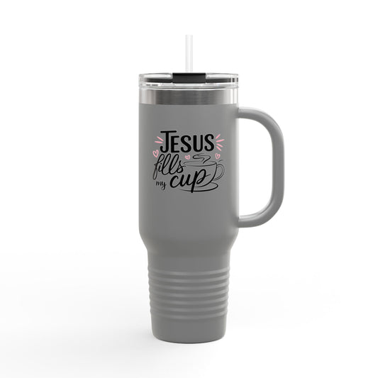 Jesus fills My Cup Insulated Travel Mug