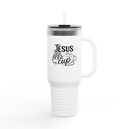 Jesus fills My Cup Insulated Travel Mug