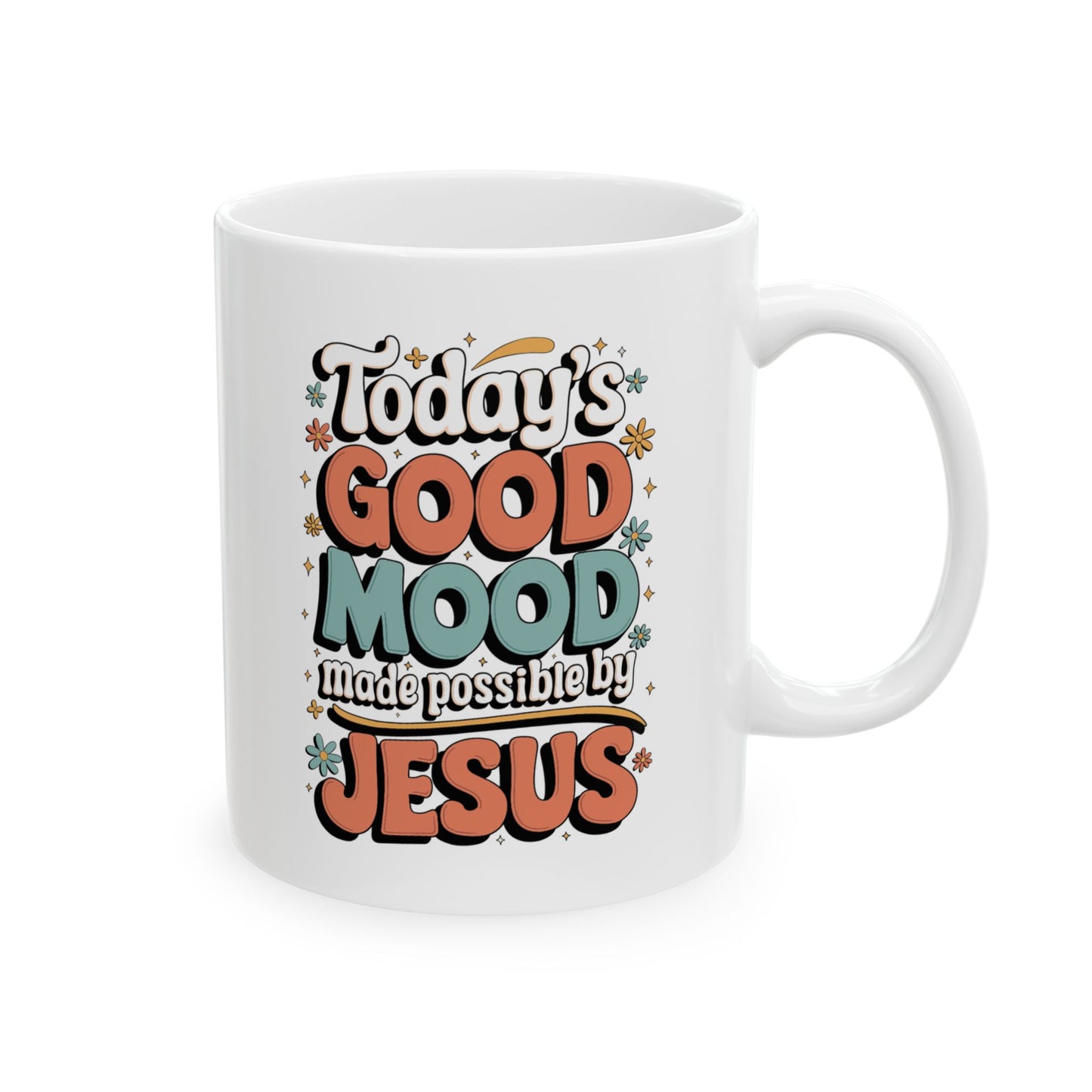 Jesus Good Mood Ceramic Mug