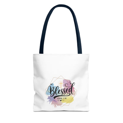 Blessed John 1:16 Tote Bag