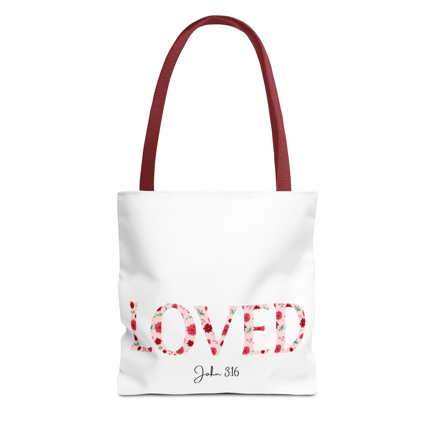Loved John 3:16 Tote Bag