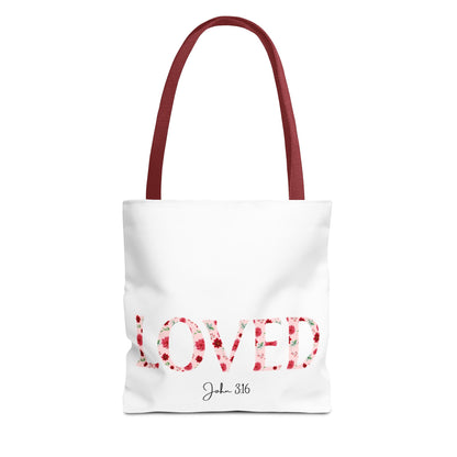 Loved John 3:16 Tote Bag