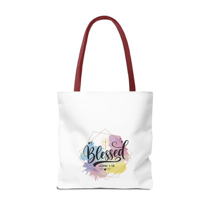 Blessed John 1:16 Tote Bag