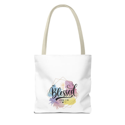 Blessed John 1:16 Tote Bag