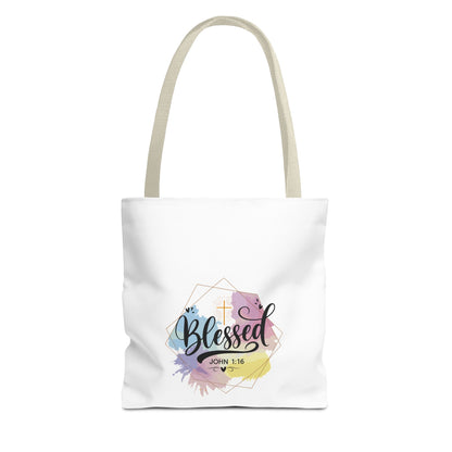 Blessed John 1:16 Tote Bag