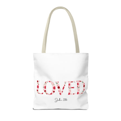 Loved John 3:16 Tote Bag