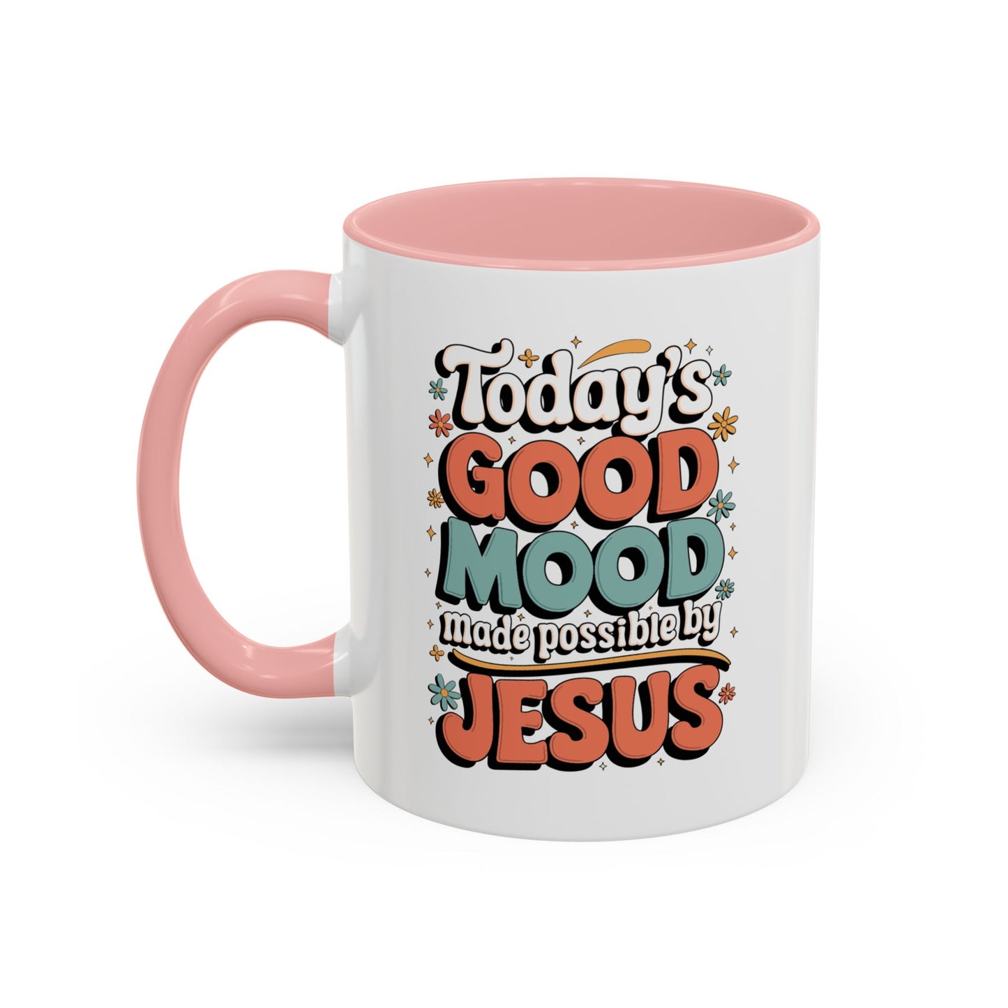 Jesus Good Mood Accent Coffee Mug