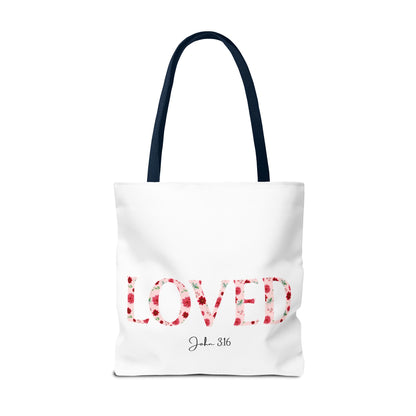 Loved John 3:16 Tote Bag