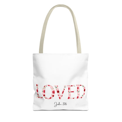 Loved John 3:16 Tote Bag