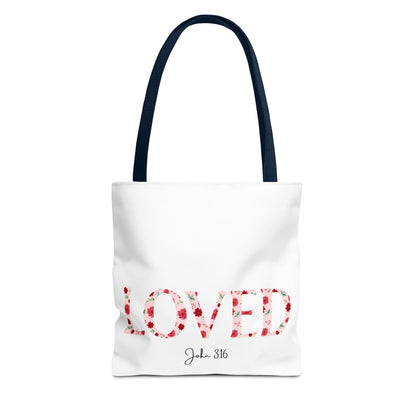 Loved John 3:16 Tote Bag
