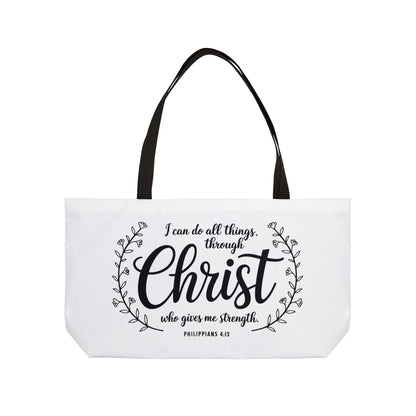 I Can Do All Things Weekender Tote Bag