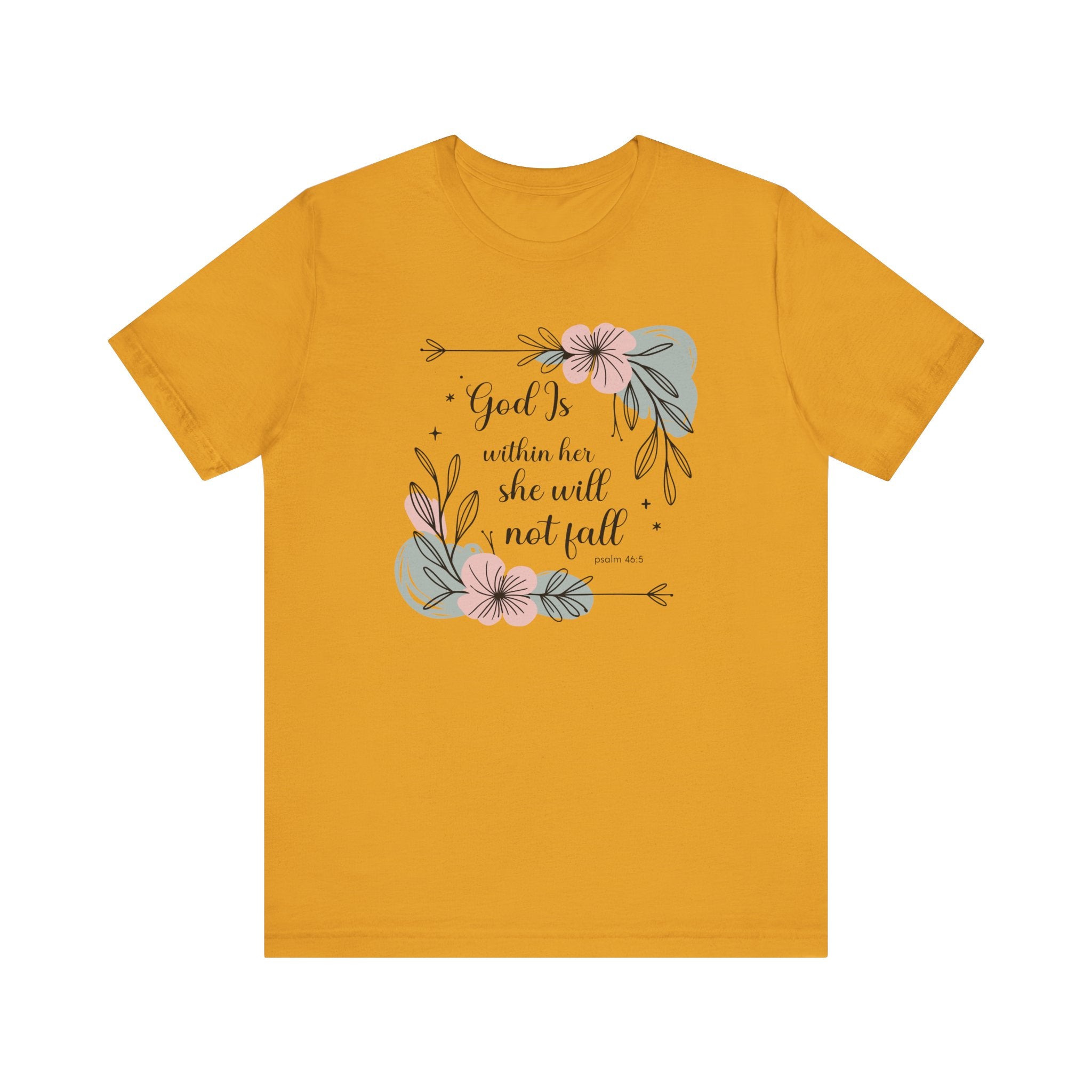 God Is Within Her She Will Not Fall Tee